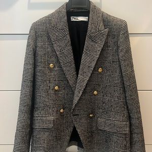 Zara Tweed oversized Blazer size small